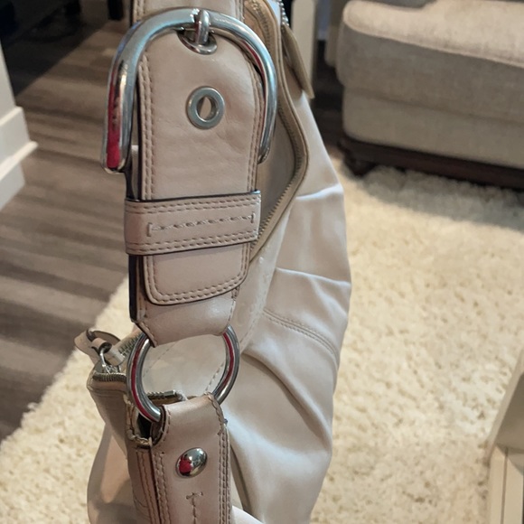 Beige Coach Soho Leather Hobo Bag - Picture 4 of 16